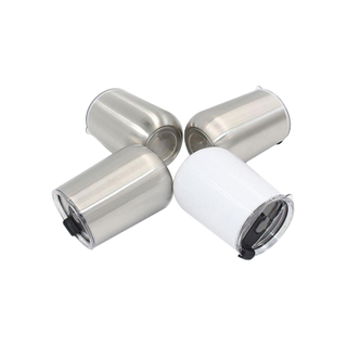 OEM Stainless Steel Double Walled Glass Coffee Tumbler Customized With Lid