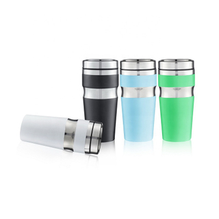 Custom 430ML Double Wall Stainless Steel Coffee Tumbler Vacuum Custom Logo