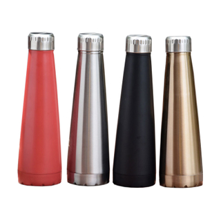 Cola Shape Insulated Travel Water Vacuum Reusable Bottle Stainless Steel