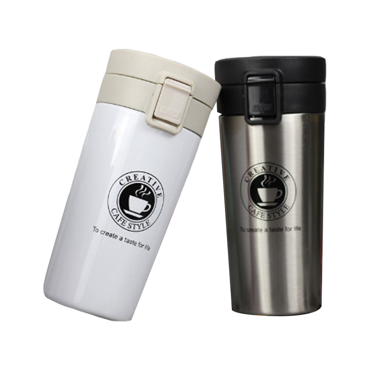 Promotional Custom Printed Thermo Insulated Stainless Coffee Mug With Logo