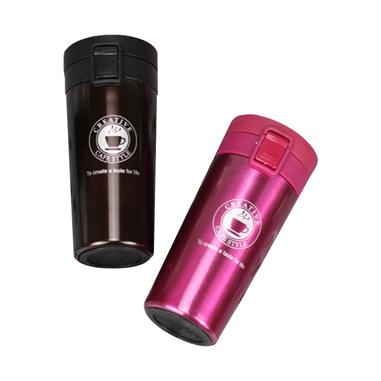 Promotional Custom Printed Thermo Insulated Stainless Coffee Mug With Logo