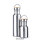 Outdoor Single Wall Vacuum Stainless Steel Water Bottle With Bamboo Lid