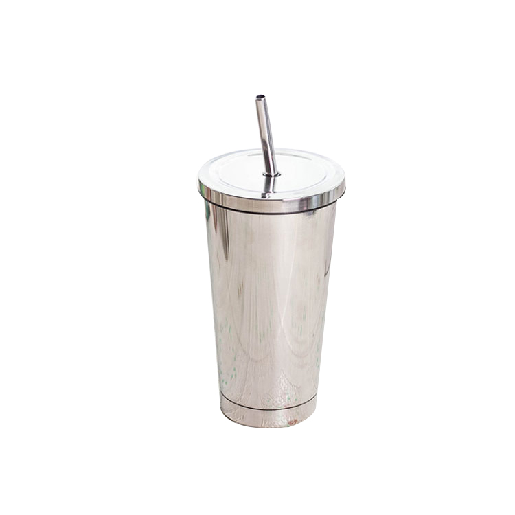 Hot Sale 500ml Thermo Double Wall Stainless Steel Tumbler Straw Cup