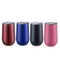 500ml Different Color Powder Coated Stainless Steel Stemless Wine Tumbler With Lid