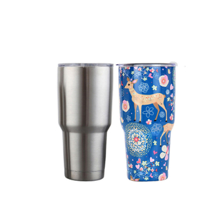 2019 20oz Wholesale Stainless Steel Tumbler 30 oz Sublimation Blanks With Lid