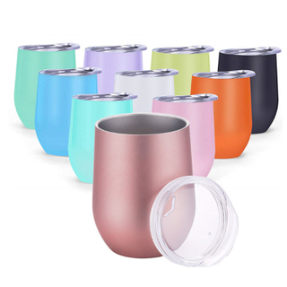 Custom Print Wholesale 304 Stainless Steel Travel Wine Tumbler Coffee Mugs