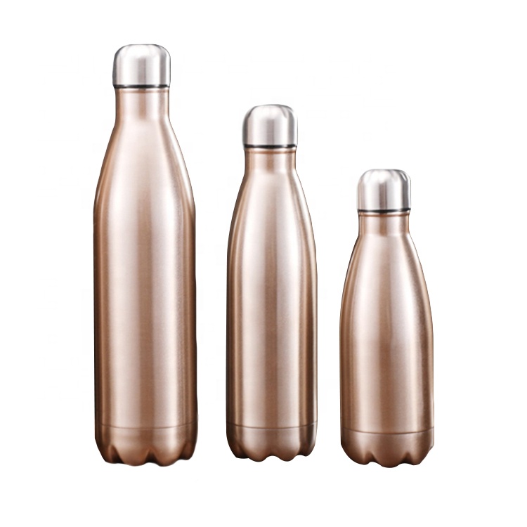 Wholesale Insulated Stainless Steel Sports Drinking Water Bottle Cola Shaped